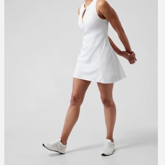 Athleta Sleek White Mini Dress - Picture 1 of 8